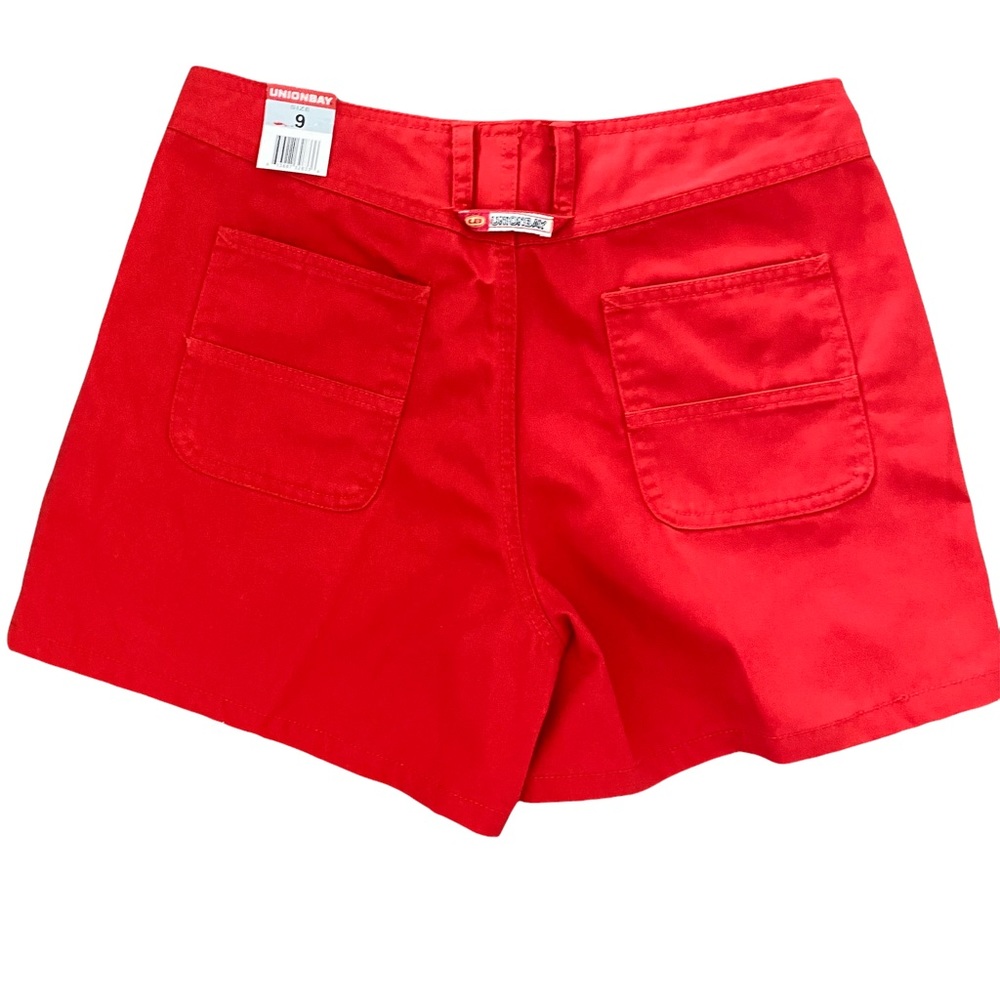 Unionbay NWT Red High Waist Button Up Shorts 9 - Picture 5 of 11